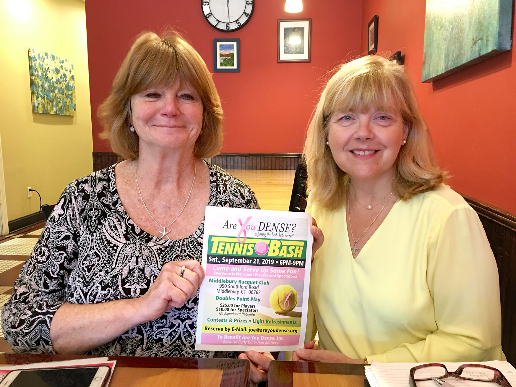 ‘No Experience Required’: Are You Dense Sets Tennis Bash Event